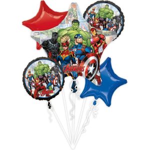 Avengers Helium Ballonnen set 5 delig leeg