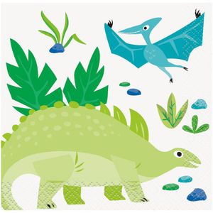 Dino Servetten 25cm 16st