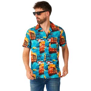 Overhemd - Pennywise - Rood - 100% Rayon