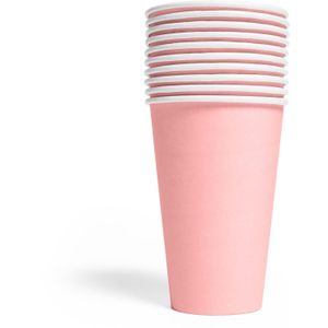 Roze Bekers Papier 350ml 10st