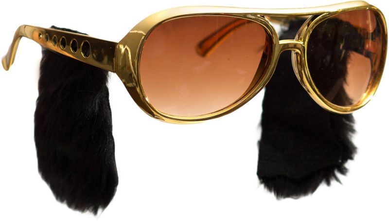 Gouden Elvisbril Bakkebaarden