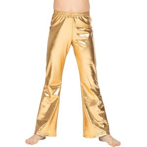 Gouden Legging Kind Flared Metallic