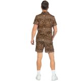 Wilbers - Duo Festivalset - Feestoutfit - Pantherprint - Zachte Stof - Tweedelig