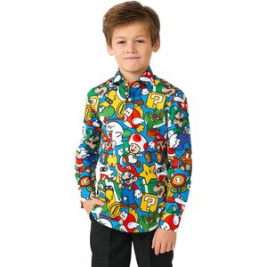 Super Mario - Shirt - Multicolor - Katoen - Lange Mouwen