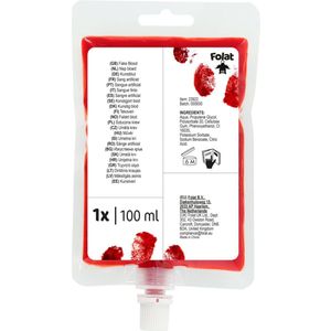 Halloween Nep Bloed Infuuszak 100ml