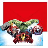 Avengers Infinity Stones Uitnodigingen 6st