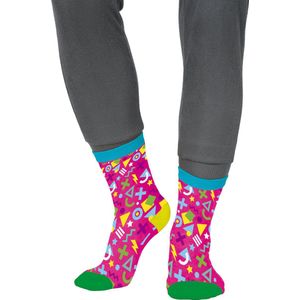 Neon 80S Sokken Roze