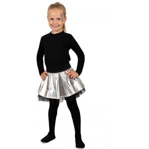 Cirkelrok Metallic Zilver