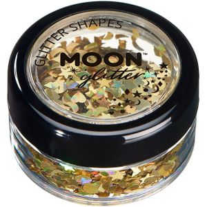 Moon Glitter - Holographic Glitter Shapes - Goud - 3g