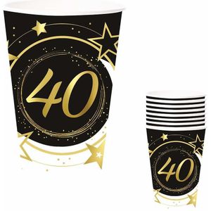 Bekers 40 Jaar 240ml 6st