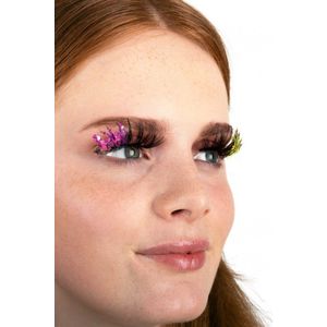 PXP Nep Wimpers Glitter UV Groen/Hotpink Barranquilla