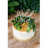 Taarttopper Wild One Hout 22cm