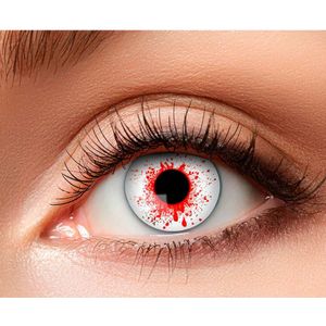Boland - Dr. Killer - Halloween Contactlenzen - Witte Kleur - Volwassenen