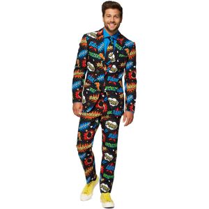 OppoSuits Badaboom - Mannen Carnavals Kostuum - Gekleurd - Maat 54