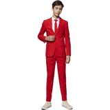 OppoSuits - Rood Pak - Jasje en Pantalon - Slim Fit - Kinderen
