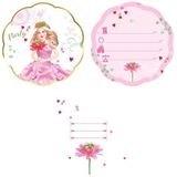 Haza Original Uitnodigingen Prinses 6 Stuks