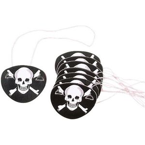 Piraten Ooglapjes 12st