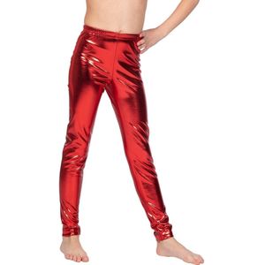 Legging metallic Rood(V)