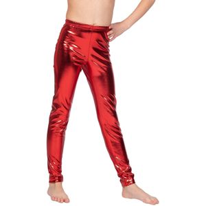 Legging metallic Rood(V)