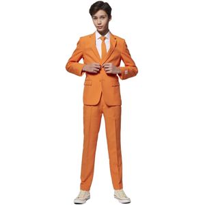 Pakken - Oranje - 100% Polyester - Slim Fit