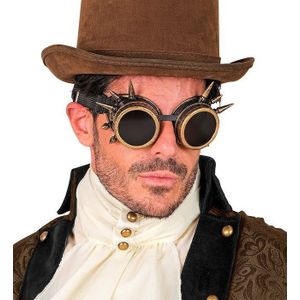 Amakando Nikkelbril carnaval bril punker zonnebril punk retro