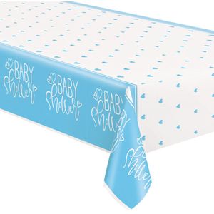Babyshower Tafelkleed Blauw 2,13m