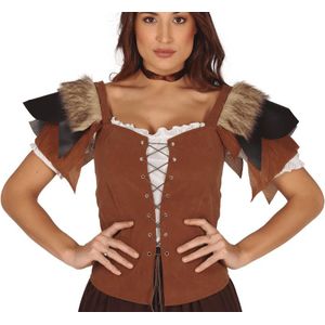 Guirca - Damesvest - Zwart - Leer