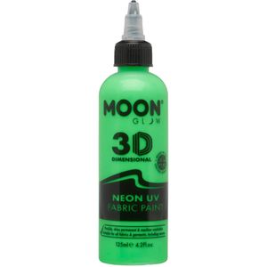 Moon Glow Neon UV Fabric Paint 125ml Intense Green 125ml