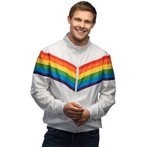 Boland - Vintage Rainbow - Trainingsjack - Multikleur - Polyester