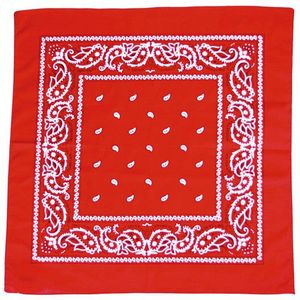 Rode Zakdoek Met Print