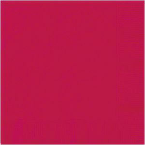 Rode Servetten 33cm 50st