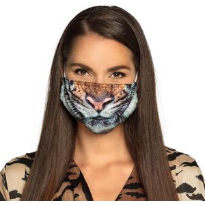 Boland - Mondkapje Tijger - Volwassenen - Unisex - Tijger