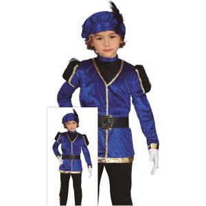 Pietenpak Kind Blauw/Goud