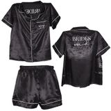 Bridesmaid - Pyjama - Zwart - Katoen - 1 Set