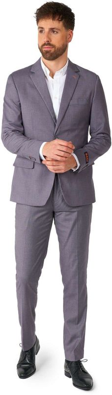 OppoSuits - Daily Grey - Pak Heren - Donkergrijs - Moderne Fit