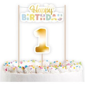 Taarttopper Happy 1St Birthday