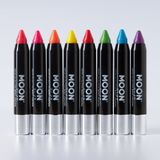 Moon Glow - Neon UV Glitter Face Paint Stick - Blauw - Make-up voor Gezicht en Lichaam