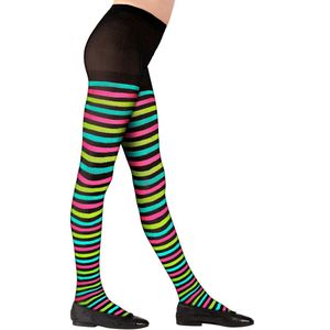 Gekleurde Panty Kind Streepjes