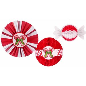 Kerst Hangdecoratie Snoep 5st
