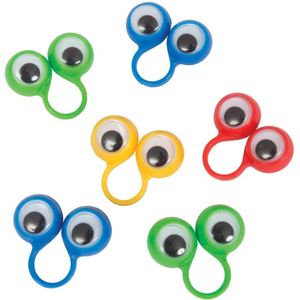Uitdeelcadeautjes Vingerpoppetjes 4cm 8st