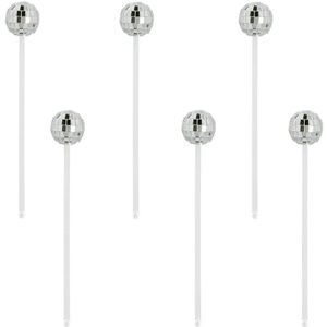 Disco 70S Cocktailprikkers 20cm 6st