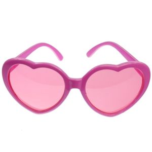 Hartjes - Bril - Roze - 14 cm