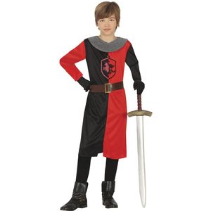 Leonardo Carbone® Piratenshirt Artur met kraag - middeleeuwse kleding, middeleeuws hemd heren, LARP-kleding, festivaloutfit heren, piratenkostuum, vrijetijdshemden lange mouwen, zwart, L