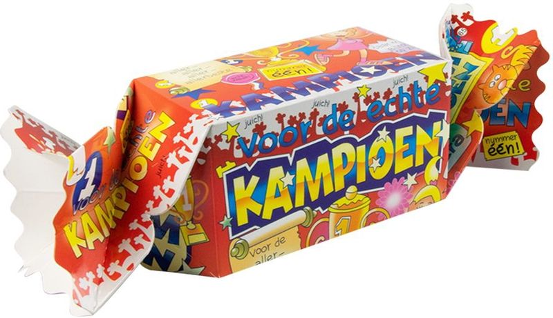 Geschenkdoosje Kampioen 26cm