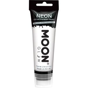 Moon Glow Neon UV Face Paint Met Spons Applicator White 75ml