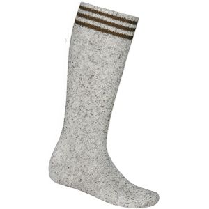 Oktoberfest Kousen Grijs Heren Met Bruine Strepen