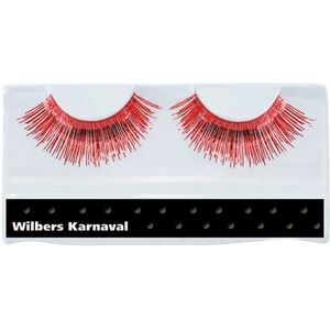 Rode Nep Wimpers Lametta