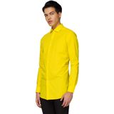OppoSuits - Overhemd - Geel - Katoen-Polyester Mix