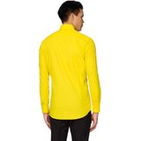 OppoSuits - Overhemd - Geel - Katoen-Polyester Mix