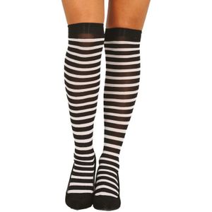 Witte Kousen Gestreept
